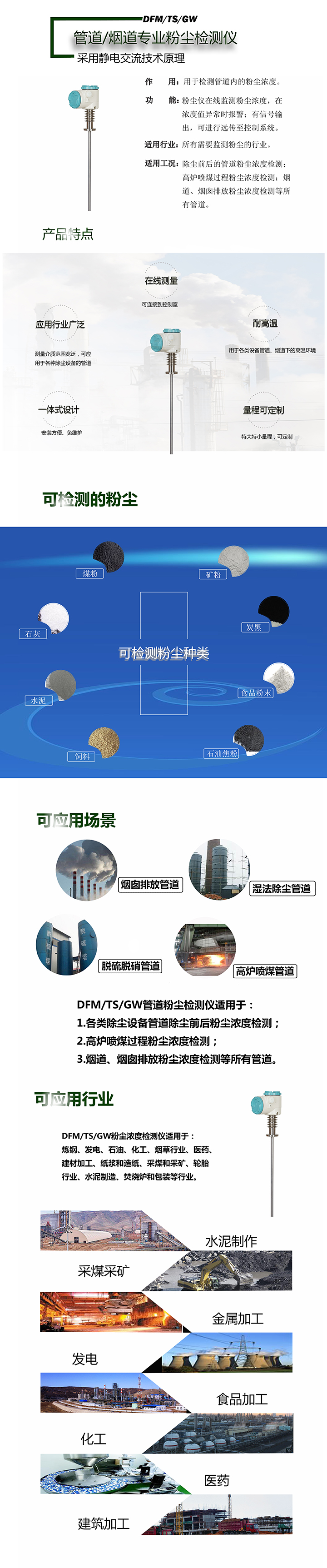 管道粉塵儀